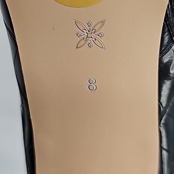 BCBGeneration Ransi Croc Pattern Boots Booties Black Zip Closure Women Size 8 - Picture 9 of 10